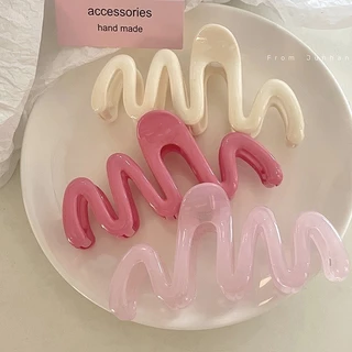 Grampo De Cabelo Coreano Gelatinoso Da Moda Novo