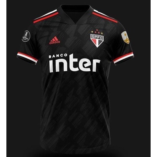 Camisa do São Paulo Preta Masculina Feminina Super Fashion Compre Já a Sua! Aproveita .... .. 2022