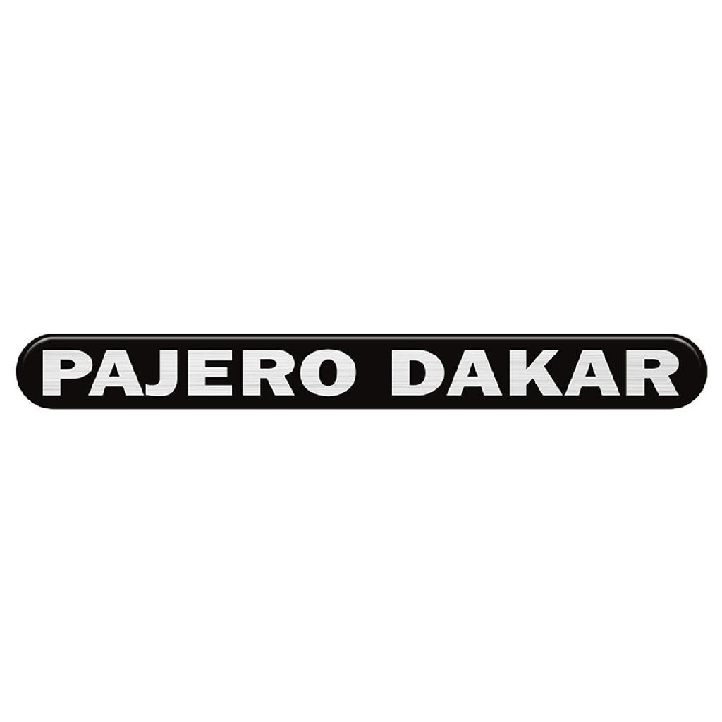 Emblema Adesivo Resinado Pajero Dakar Mitsubishi Shopee Brasil