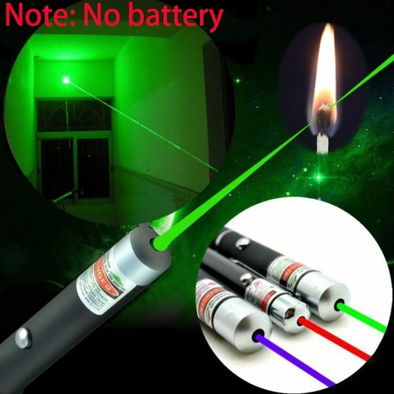 [Melhor preço] Poderoso verde vermelho azul ponteiro laser feixe de luz Laser Sight Pointer 5MW Powerful Light Pen Laser Pointer Meter KBAW