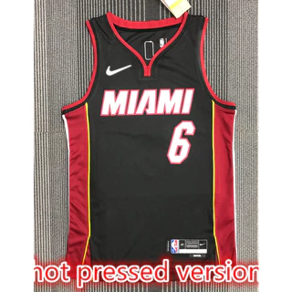 NBA jersey Versão Prensada A Quente Miami Heat # 6 Camisa De Basquetebol James 2022
