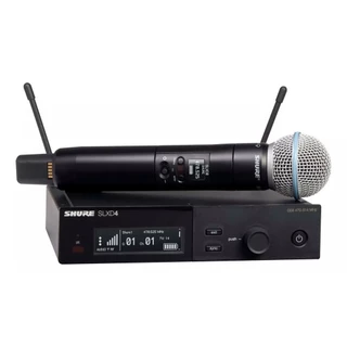 Microfone Sem Fio Profissional Shure SLXD24/B58-G58