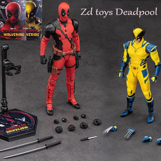 Zd Toys Deadpool Figura De Ação Marvel Legends E Wolverine Articulado Modelo Móvel