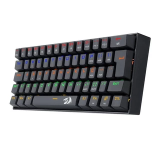 Teclado Mecanico Redragon Lakshmi, Rainbow, ABNT2, Layout Compacto, Switch Azul, K606R-PT-BLUE