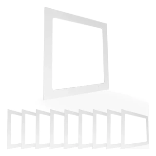 Kit 10 Painel Plafon Quadrado Embutir Led Luz Branca 18w