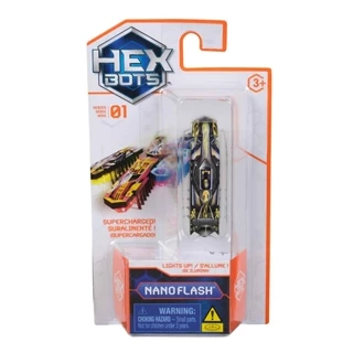 Brinquedo Sensorial Nano Flash Preto e Amarelo - Hexbots