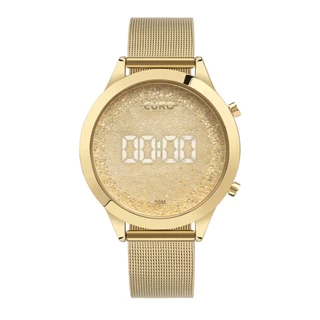 Relógio Euro Feminino Fashion Fit Glam Dourado - EUMD03HSAA/4D