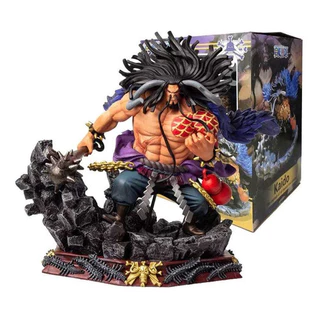 Action Figure One Piece Imperador Kaido Capitão 20cm