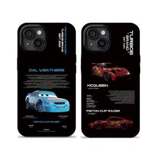 Carros de corrida de carros para invólucros de telefone iPhone15 iPhone14 Filin dois em um 16/13promax, 12/11/xs/xr/8p capa protetora dupla 44TC