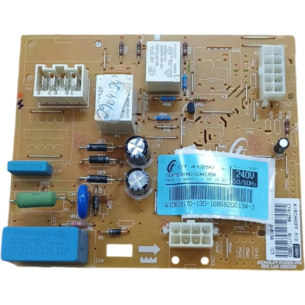 Placa Módulo Freezer Brastemp Bvr28 220v Original W10619170
