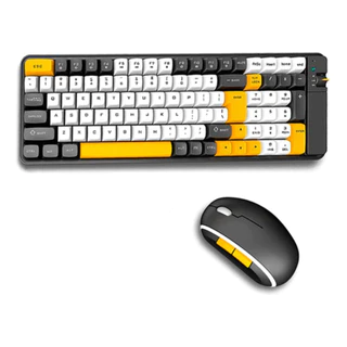 Kit Teclado E Mouse Sem Fio Bluetooth Wireless 2.4ghz Knup -