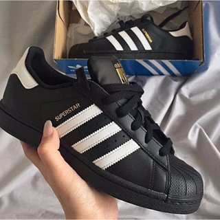 Superstar'triple Black (Qualidade Original 100 %) Tênis/Sapatos Para Homens E Mulheres