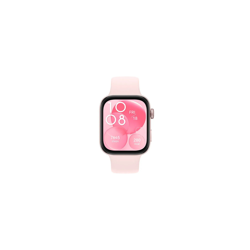Relógio Smartwatch Bateria Duradoura Huawei WATCH FIT 3 Cor Rosa Multifuncional