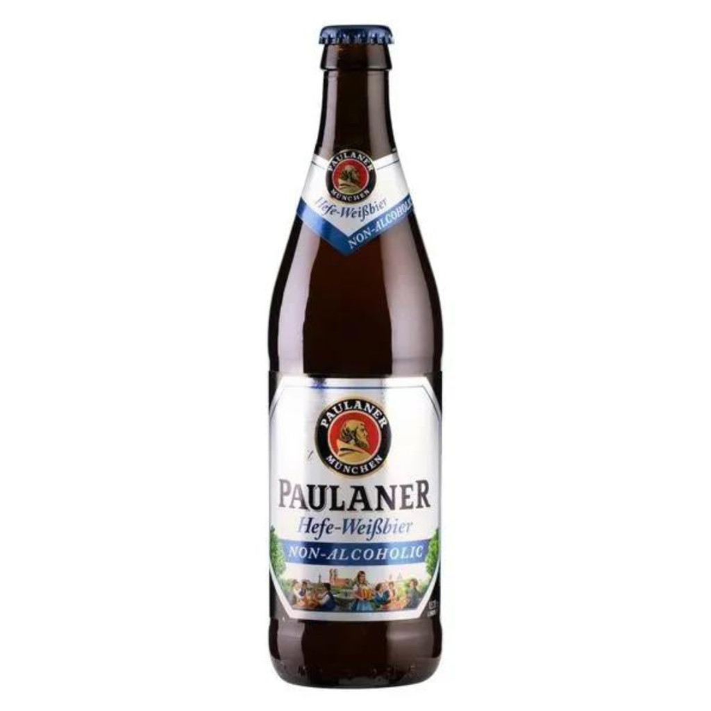 Cerveja De Trigo Alemã Sem Álcool Hefe-Weissbier Paulaner Garrafa 500Ml ...