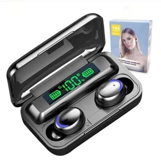 Fone De Ouvido Tws F9-5  Bluetooth 5.0 A Prova Dágua E Powerbank em Oferta na Shopee