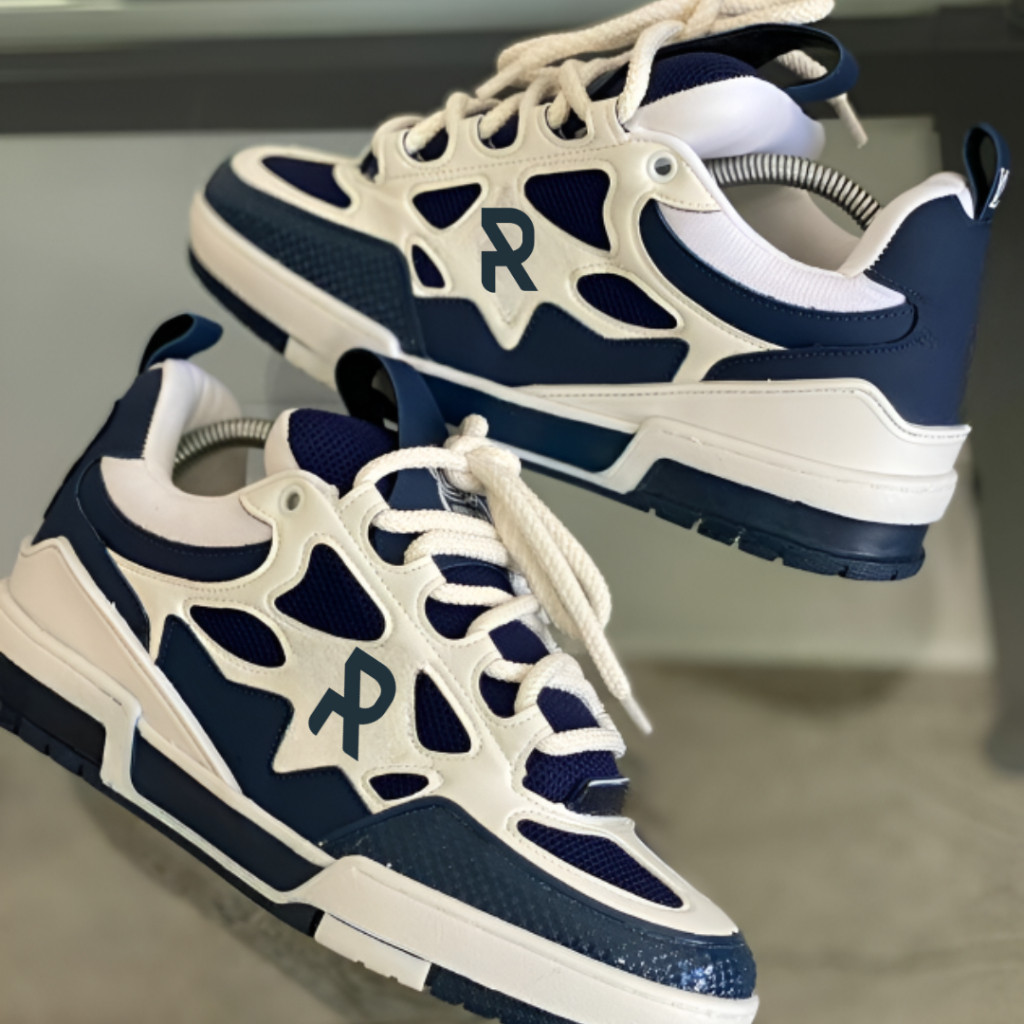 Tênis Skate Sneaker Griffes Couro de Luxo Confortável Leve Masculino Feminino Queima de Estoque !