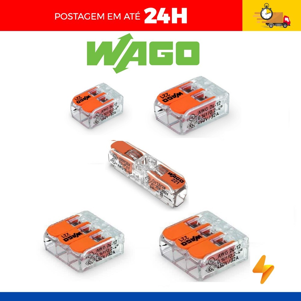 Kit Conector Wago 221 - Wago