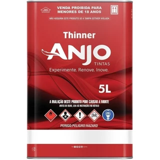Thinner 2750 5 Litros Emb. c/ 4 un - Anjo em Oferta na Shopee