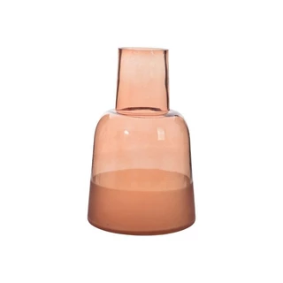 Vaso Frosted Nude 15x23.5x15Cm Vidro em Oferta na Shopee