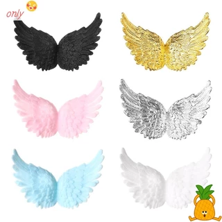 ONLYGOODS 12 Peças De Plástico Com Asas De Anjo , Adereços Para Fotos , Mini Fantasia , Mochila , Decoração De Bolo