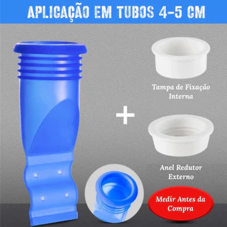 Kit 2 Protetor de Ralo de Silicone Anti Odor e Insetos C/Dreno e Serve no Sifão Protege Pragas Material Resistente