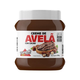 Creme de Avelã Triangulo Pote 300g - Embalagem com 12 Unidades em Oferta na Shopee