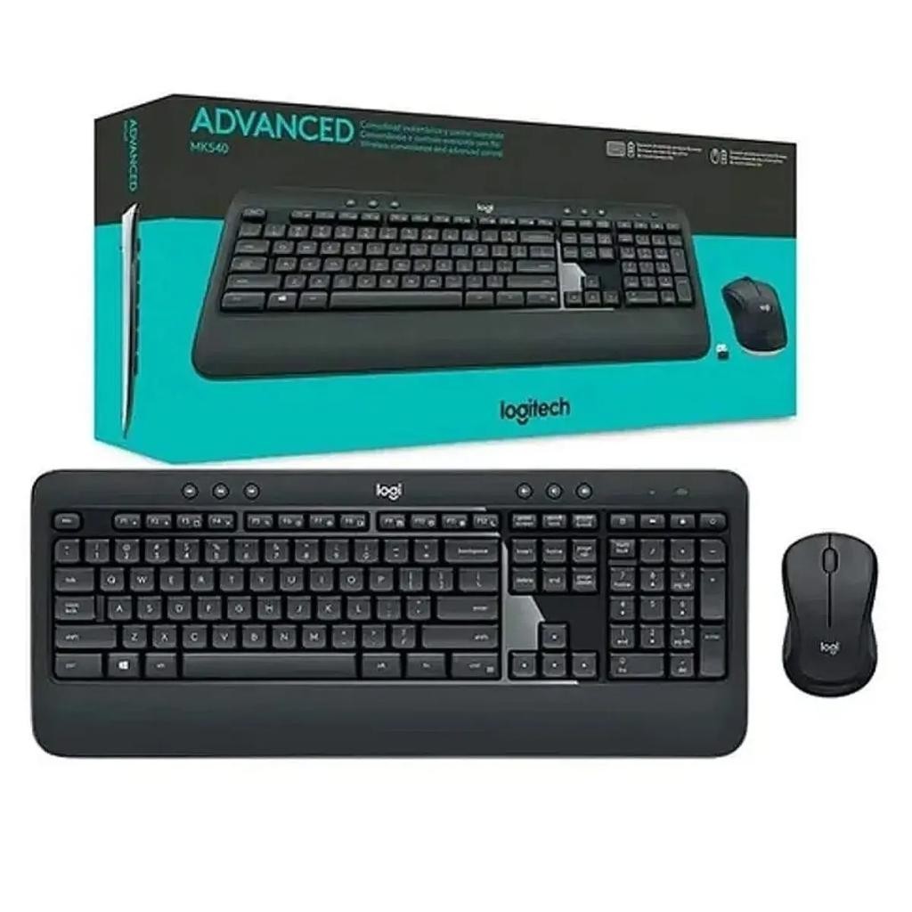 Kit Teclado e Mouse Sem Fio Logitech MK540 ABNT2 USB Pilhas | Shopee Brasil