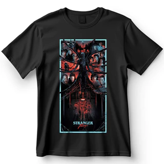 Camisa Stranger Things 4 Blusa Camiseta de Séries 100% Algodão