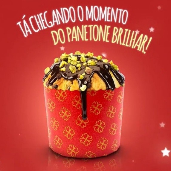 Forma para Panetone Vermelho 250g c/10 unidades