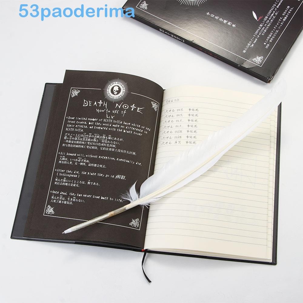 PAODERIMA Death Note Pad Colecionável Role Playing Diário De Couro ...