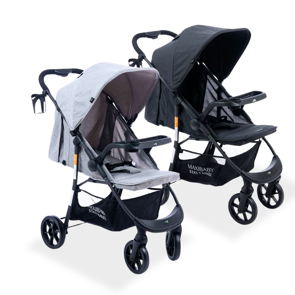 Carrinho de Bebê Passeio Vira Berço Startravel Maxi Baby | Shopee Brasil