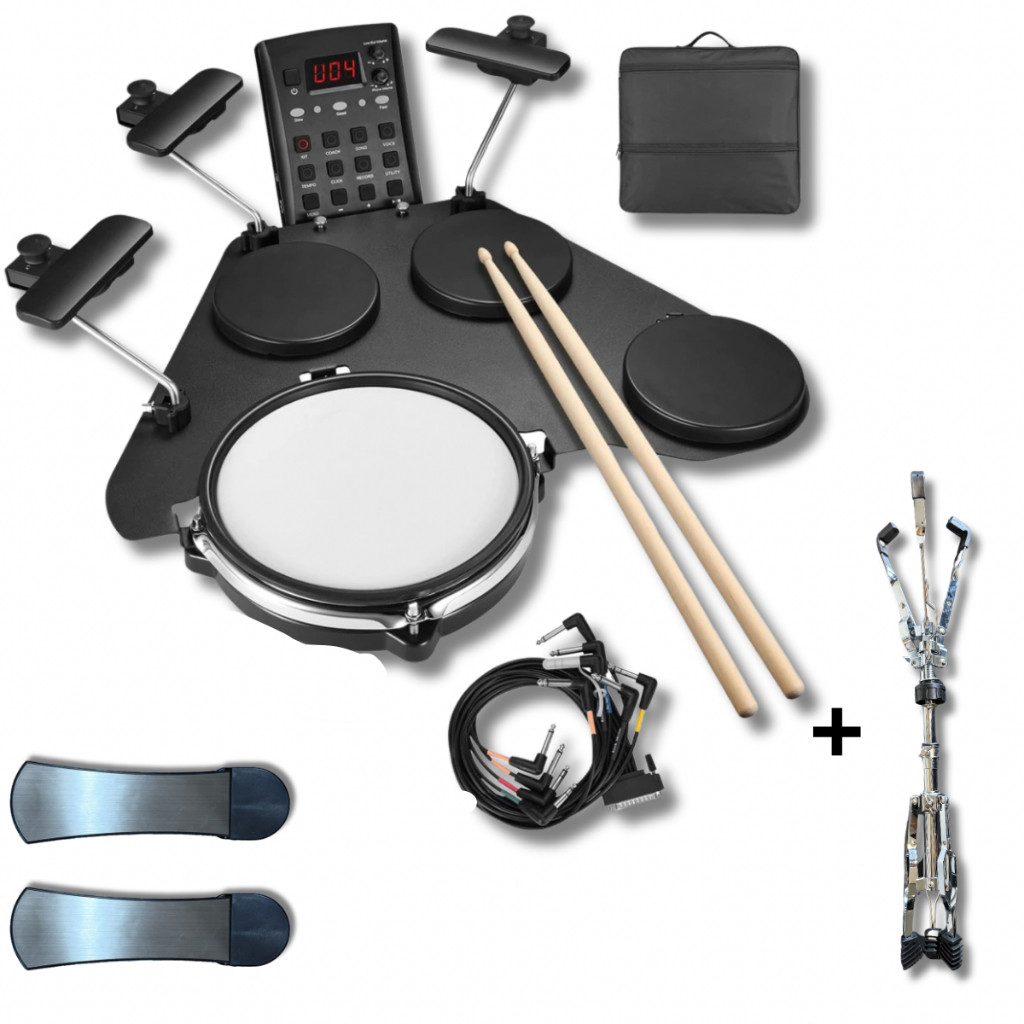Bateria Eletrônica Portatil Seven CPD-1000 + Suporte | Shopee Brasil
