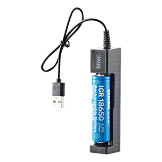 Carregador Bateria Recarregável 3.7v 4.2v Lir123a 16340