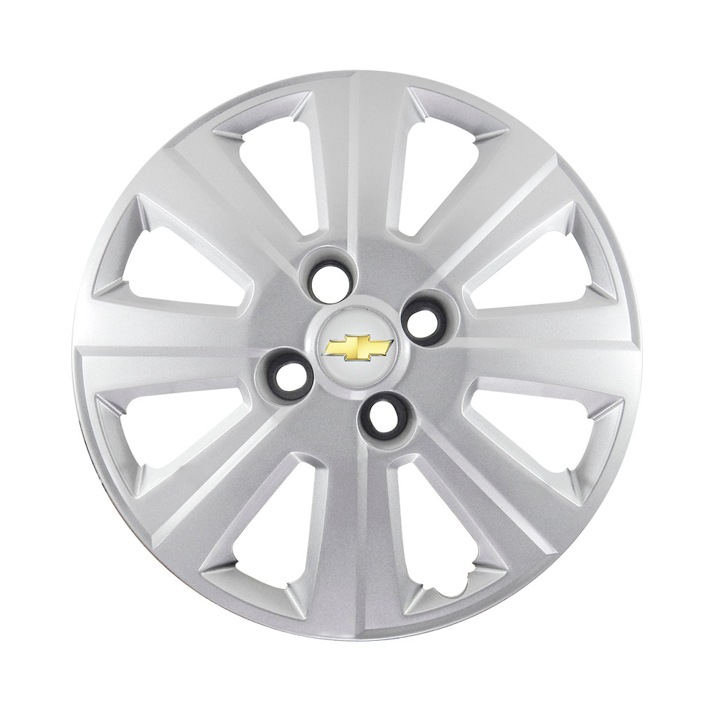 Calota Aro 15 Gm Agile 2010 2011 2012 2013 Prata + Emblema | Shopee Brasil