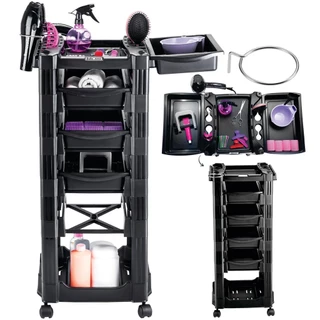 Carrinho Auxiliar Salão de Beleza Organizador Multiuso com Rodinhas Belle Nova Theo para Cozinha e Lavanderia em Oferta na Shopee