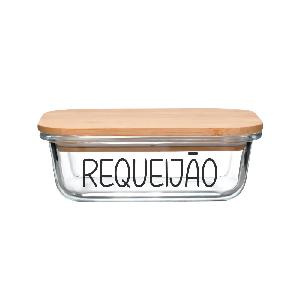 Pote Hermético Vidro (370 ml) Requeijão