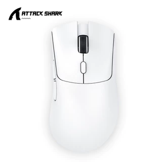 Rato Sem Fio Attack Shark R1,18000dpi , 1000Hz , Conexão Tri-Modo , PAW3311 , Macro Mouse
