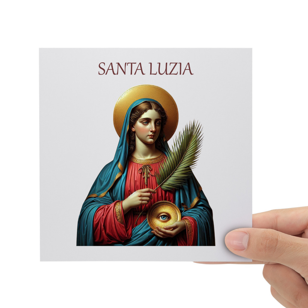 Adesivo Santa Luzia DTF UV Envernizado Prova D'água Sticker