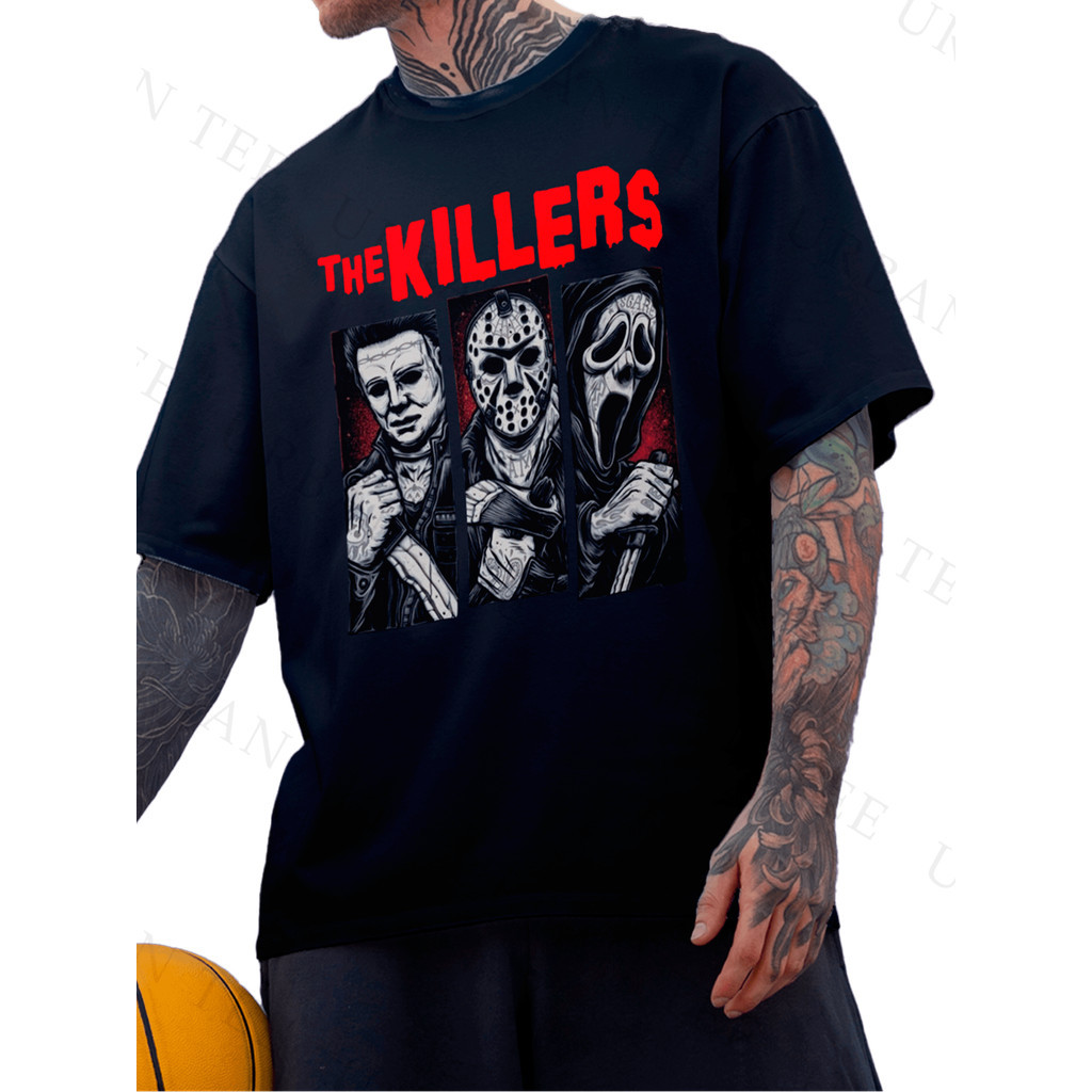 Camiseta Basica Algodao Scream Movie Panico Jason Hallowen Horror