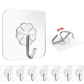 kit 12/24/36 Gancho Universal para Casa com Adesivo Forte - Alta Qualidade
