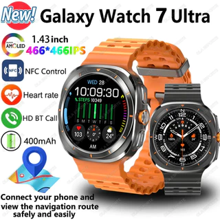 Para Samsung Galaxy Watch 7 Ultra Classic Smart Homens AMOLED Voice Call NFC GPS Tracker Relógios Esportivos Discagem Personalizada 2024