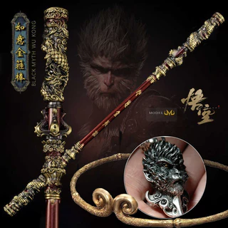 Mito Negro : Colar Wukong Tight Hoop Monkey King Presentes Cudgel De Ouro