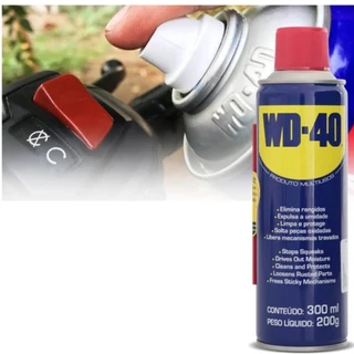 WD-40 Spray Óleo Lubrificante Produto Desengripante Aerosol Multiuso Original 300 ML