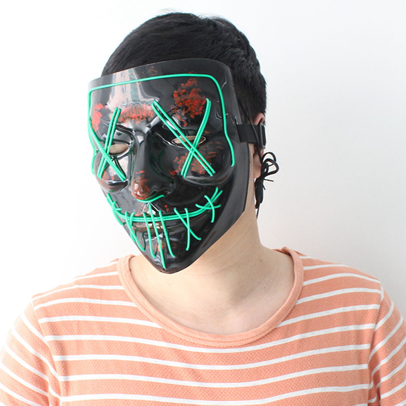 Máscara BCF LED Light Up Party Masks The Purge Eleição Ano Grandes ...