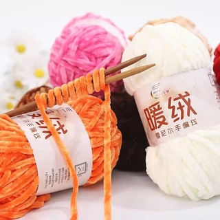 100g Fio Super Macio Grosso Cobertor 80M Fios De Chenille Para Tricô E Crochê De Malha