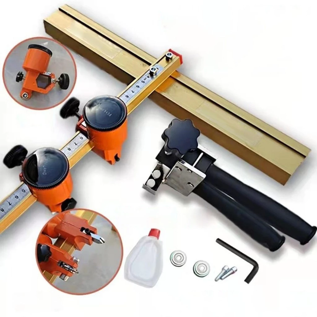 [hellery] Cortador De Vidro Ferramenta De Corte Artesanato Portátil Manual Profissional Ergonômica Disjuntor Para Espelhos De Azulejos