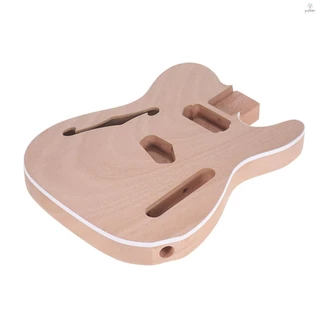 Corpo De Guitarra Elétrica Inacabado , Barril De Em Branco , Faça Você Mesmo , Mogno E Madeira Composto , Peças De Acessórios