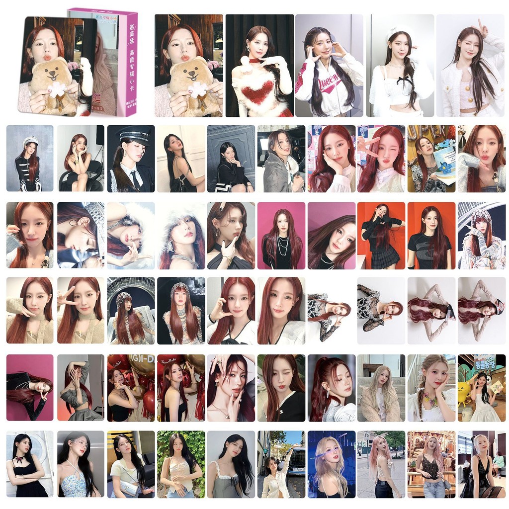 55 Unidades (G) I-DLE DOL Lomo Cards neverland Klaxon SWAY 2o