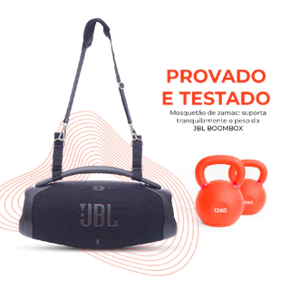 Alça de Ombro Portátil Compatível Jbl Boombox 3 2 - Boombox Plus Aiwa - Waaw Hyperboom 1000 - LG XBOOM XG9