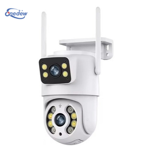 Câmera Dome IP Wireless PTZ de Dupla Lente, Detecção de Humanos com IA ...